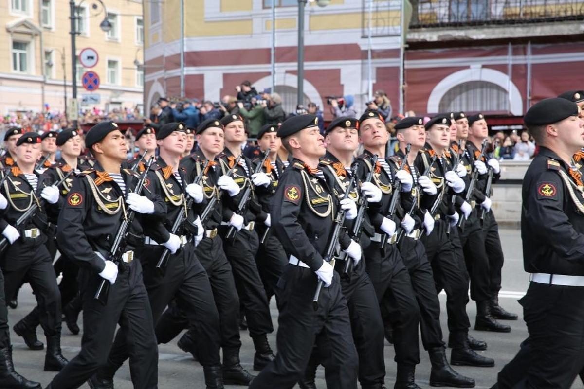 Владивосток парад 9 мая фото