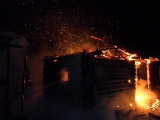 В Ивановской области сгорела очередная частная баня