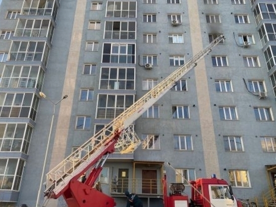 В Якутске произошел пожар в 9-тиэтажном доме