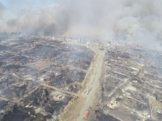 Пожар на горе Самохвал в Абакане потушили спустя сутки