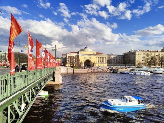 Петербург встретит День Победы солнцем и прохладой до +10 градусов