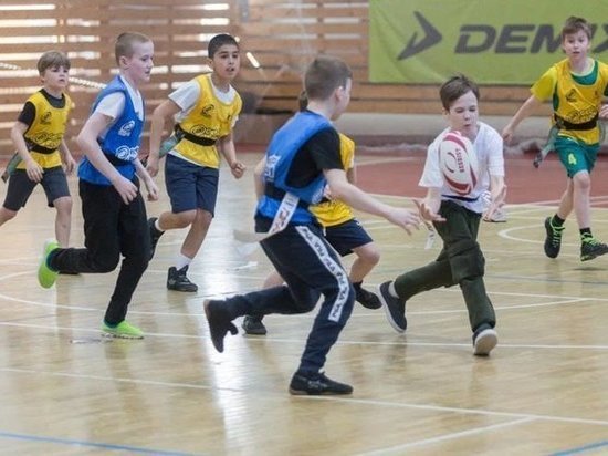В Архангельске состоялся фестиваль регби среди детских команд