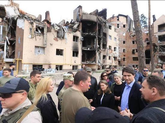 Премьер-министр Канады Джастин Трюдо посетил Ирпень