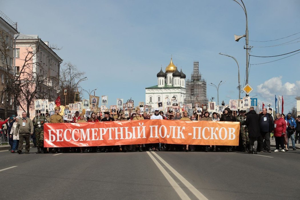 В Пскове прошел парад Победы-2022