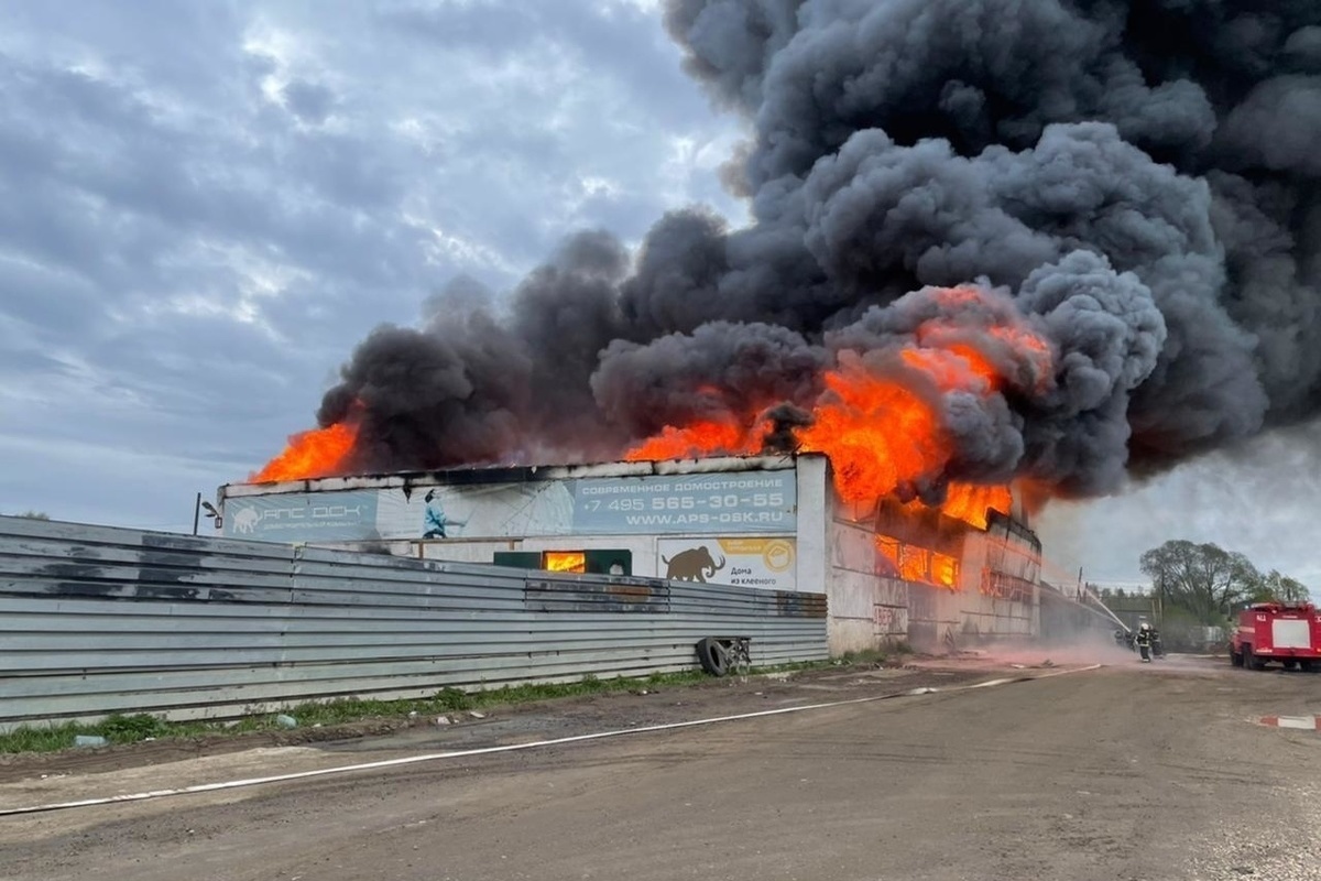 Пожар на ППЖТ В Рязани