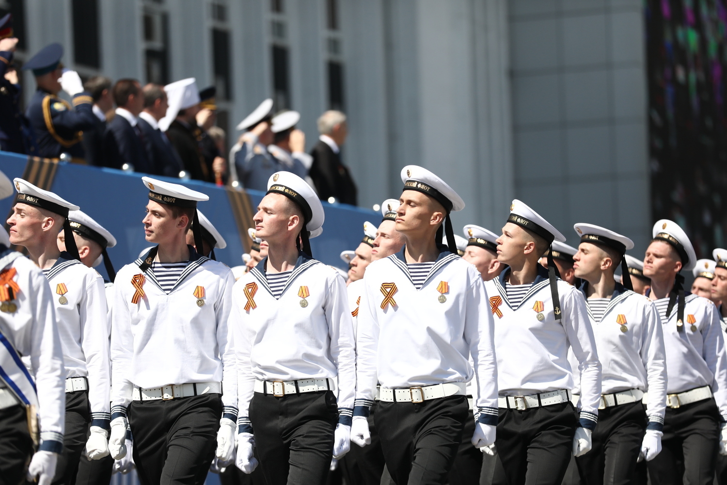 В Краснодаре прошёл Парад Победы: кадры торжественного марша
