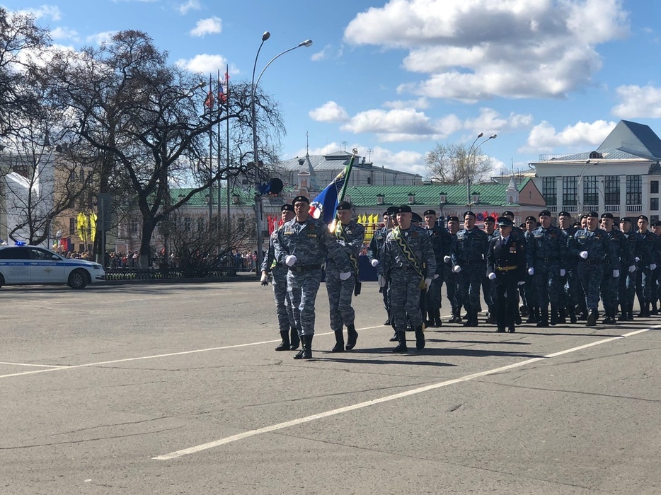 Парад Победы прошел сегодня в Вологде