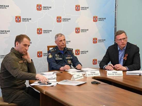 Омский губернатор на совещании с Путиным сообщит о ситуации с пожарами в регионе