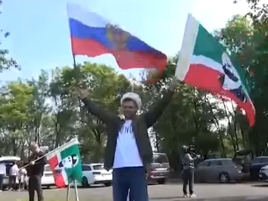 Кадыров показал, как кричат «Ахмат Сила» в Германии