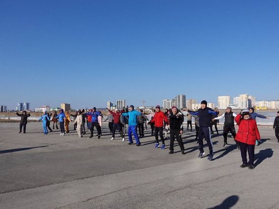 В Якутске дан старт утренним зарядкам