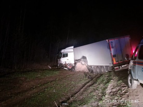 Водитель Лады Приоры погиб в Удмуртии, врезавшись в грузовик