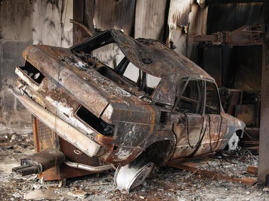 Пожарные тушили пять гаражей в Забайкалье за выходные