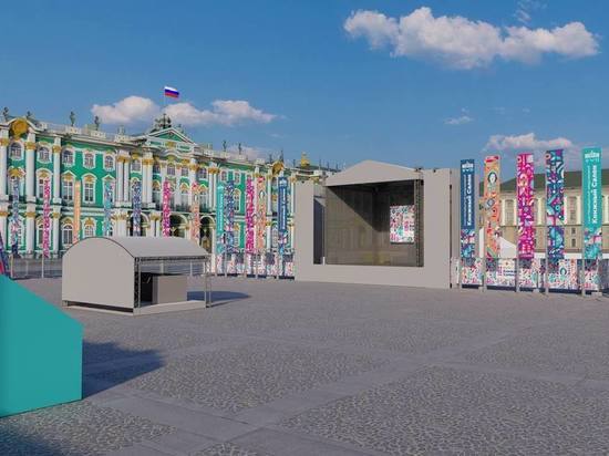 В Петербурге начали готовить Дворцовую площадь к Книжному салону