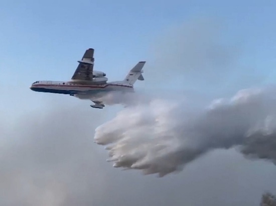 Авиация сбросила 3,5 тысячи тонн воды на лесные пожары в Зауралье