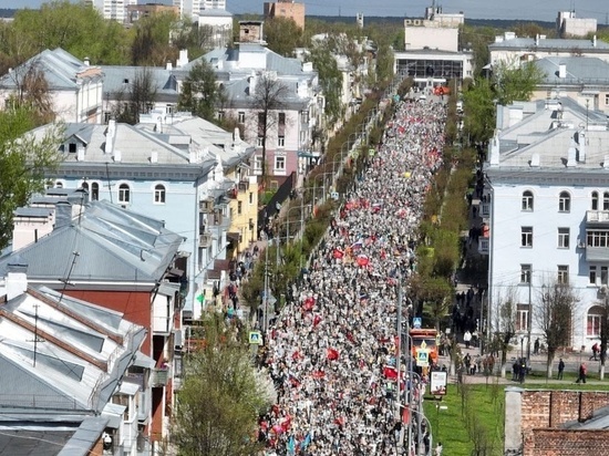 В Серпухове в акции «Бессмертный полк» приняли участие 17 тысяч человек