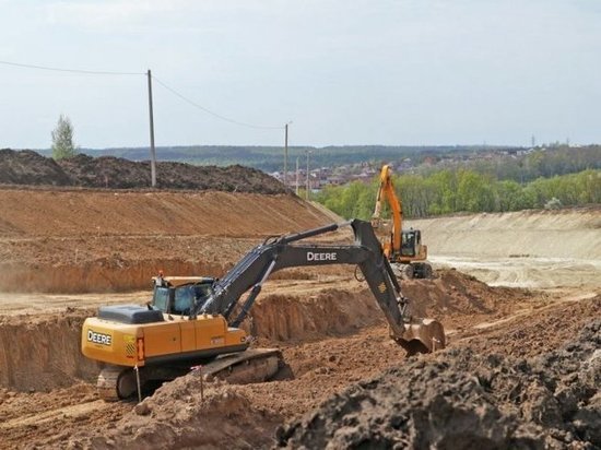 В Курске увеличили темпы строительства 1,4 км дороги от Дериглазова до трассы М-2 «Крым»