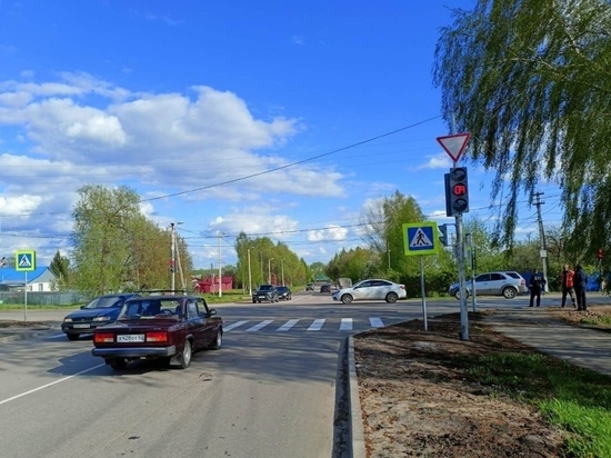 В Сасове Рязанской области заработали новые светофоры