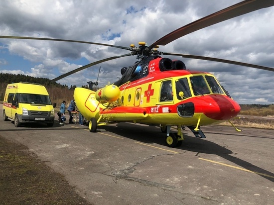 Более 80 жителей Карелии доставили в больницу на медицинском вертолете