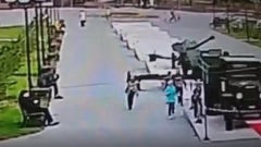 Дети-вандалы разгромили во Владимире военную технику в сквере «Патриот»