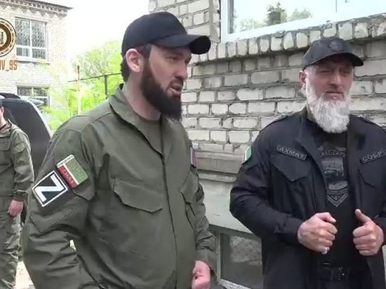 Адам Делимханов и Магомед Даудов посетили чеченских бойцов в ЛНР