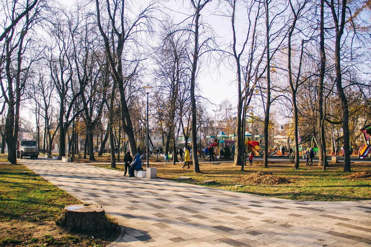 Городской парк рязань