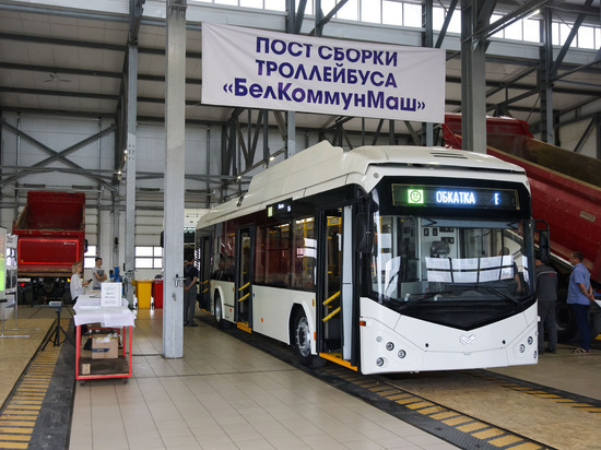 Троллейбус российско-белорусского производства собрали в Красноярске впервые в истории