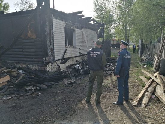 Стали известны подробности пожара в Ижморке, в котором погибли дети