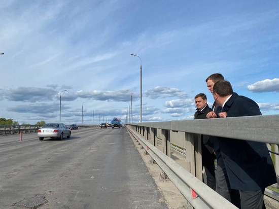 Врио губернатора Павел Малков оценил состояние Солотчинского моста