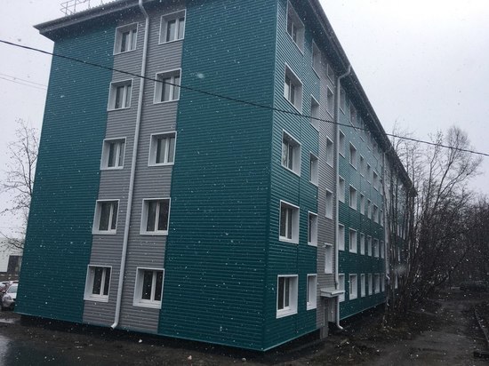 В Мурманской области капитально отремонтировали дом, который был разрушен из-за взрыва