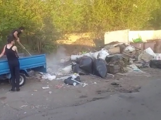 В Иркутске нашли незаконную свалку строительного мусора