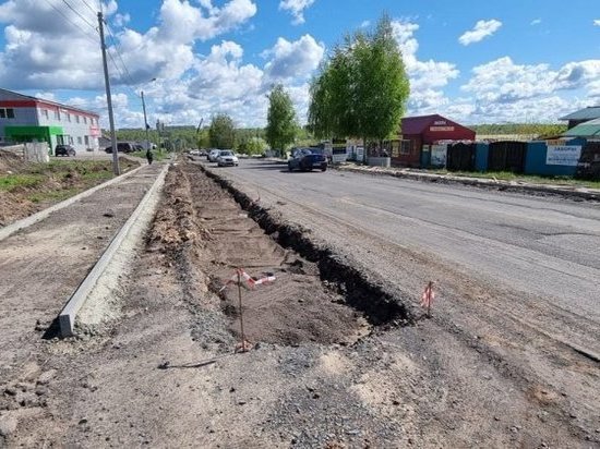 В Железногорске обустраивают ливневку в ходе ремонта дороги в 1-м Заречном проезде