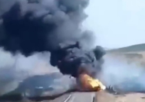 Взрыв газовых баллонов, которые перевозили в «КамАЗе», произошёл 20 мая в 10 км от Нерчинска