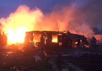 Утром 22 мая горело садоводство «Алтай» в Барнауле, сообщили в региональном ГУ МЧС