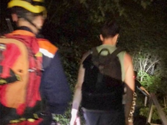 Сочинские спасатели помогли трём туристам, заблудившимся в районе Агурских водопадов