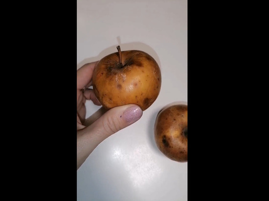На обед третьеклассникам в школе №21 в Рязани выдали гнилые яблоки
