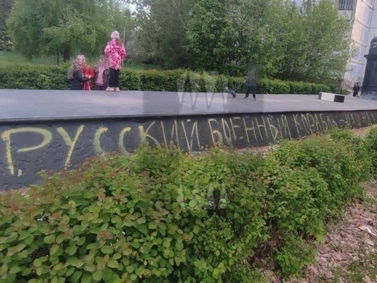 В Парке Морской славы в Рязани появились оскорбительные надписи в адрес ВС