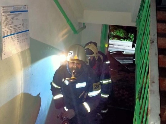 Из многоквартирного дома в Алексине при пожаре эвакуировано 3 человека