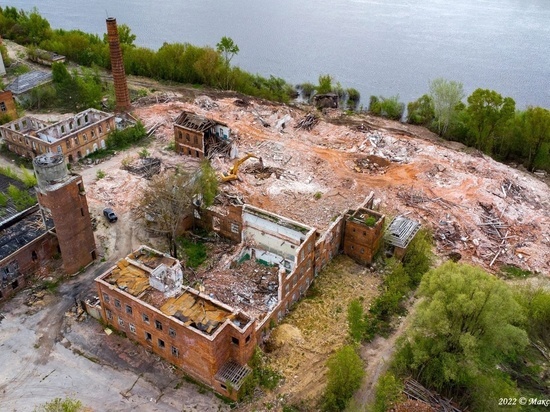 В Касимове Рязанской области сносят здание сетевязальной фабрики XIX века