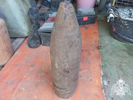 Кемеровчане нашли артиллерийский снаряд среди гаражей