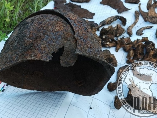 В Рамонском районе Воронежской области обнаружены останки красноармейца