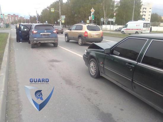 В Чебоксарах водители не дали скрыться виновнику ДТП