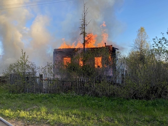 Пожилая женщина погибла в огне в Устюженском районе
