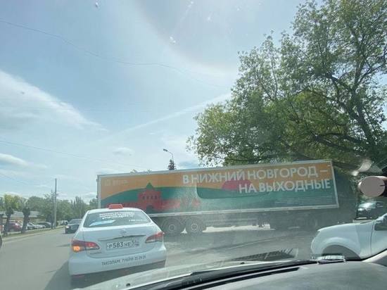 Дерево-ловушка поймала в Пензе фуру