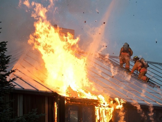 В Смоленском районе сгорела очередная баня