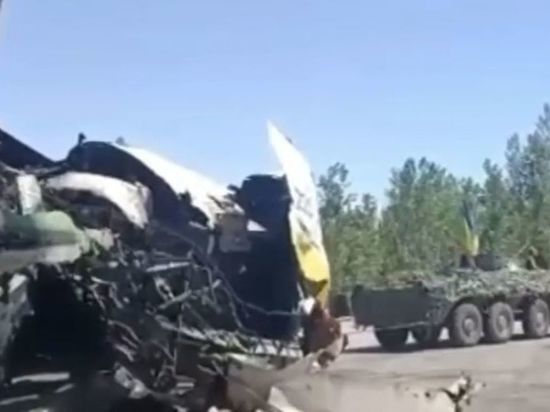 Обломки уничтоженного самолета «Мрия» увезли на утилизацию