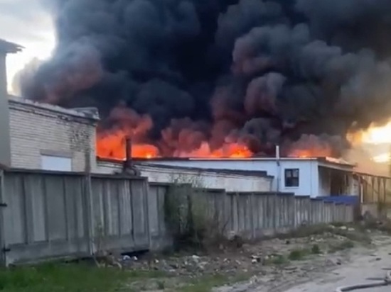 МЧС рассказало подробности пожара на заводе вентизделий в Ярославле