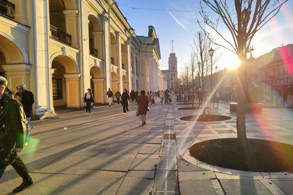 Петербург тепло