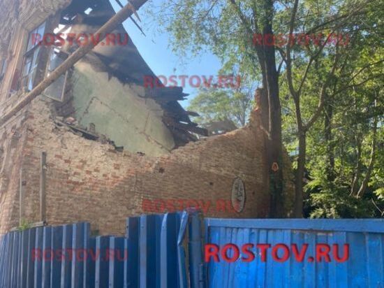 В Ростове из-за обрушения дома Гутермана на Донской решают вопрос о введении режима ЧС