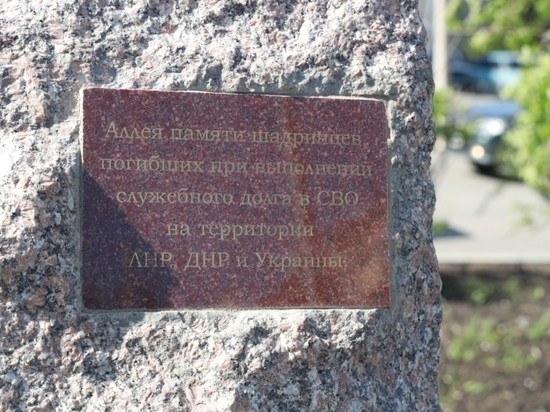 Открыта Аллея памяти шадринцев, погибших в спецоперации на Украине