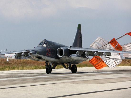 Минобороны показало боевые вылеты российских штурмовиков Су-25